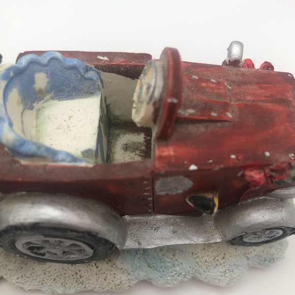 Vintage Christmas Hayride Tractor Figurine | Farm Decor | Removable Driver B37 - Picture 4 of 9